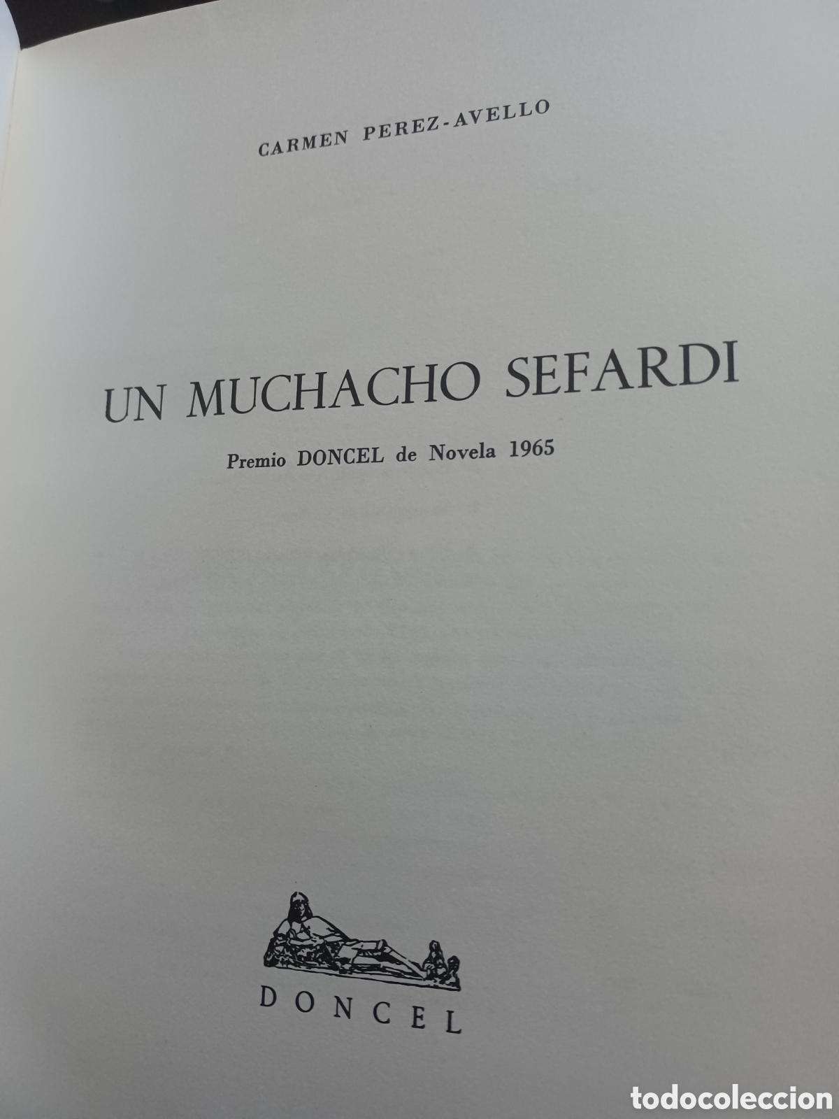 Libros: Barybook 71.B. . . Un muchacho sefard&iacute; Carmen P&eacute;rez Avello Doncell - Foto 2