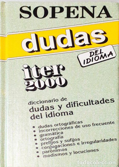 Libros: Sobre dudas del idioma Iter 2000 - VVAA - Foto 1