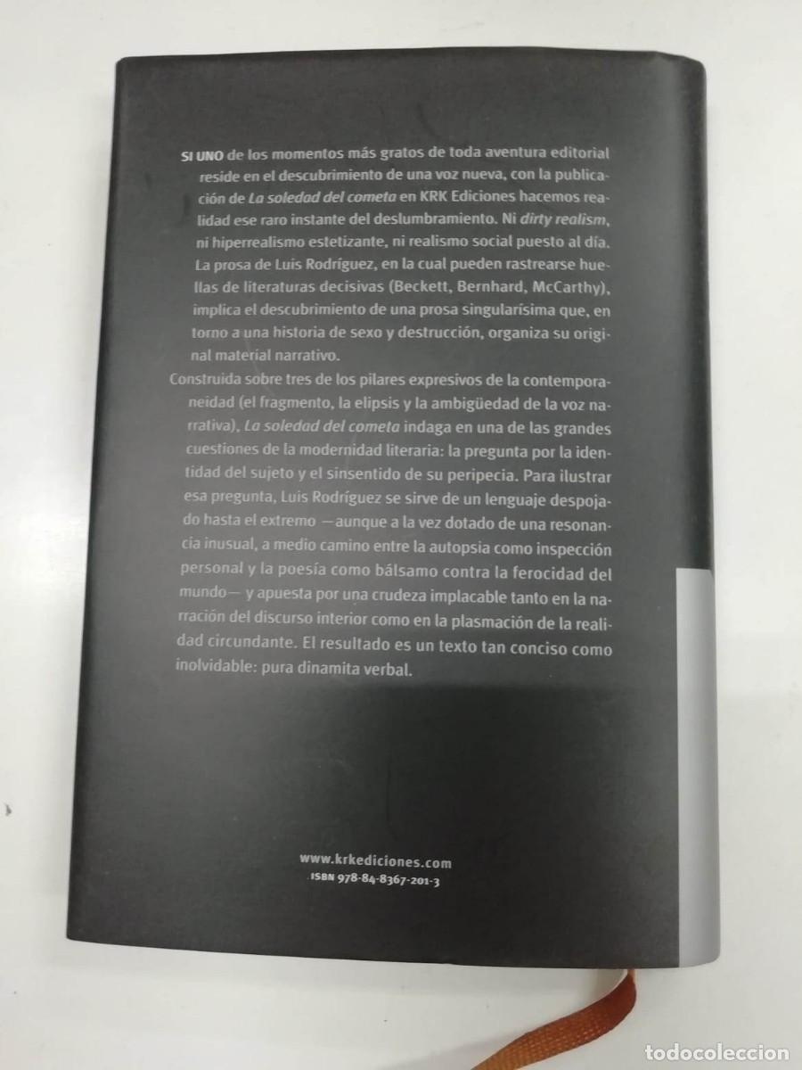 Libros: La soledad del cometa. Luis Rodr&iacute;guez. KRK ediciones 2009 - Foto 5