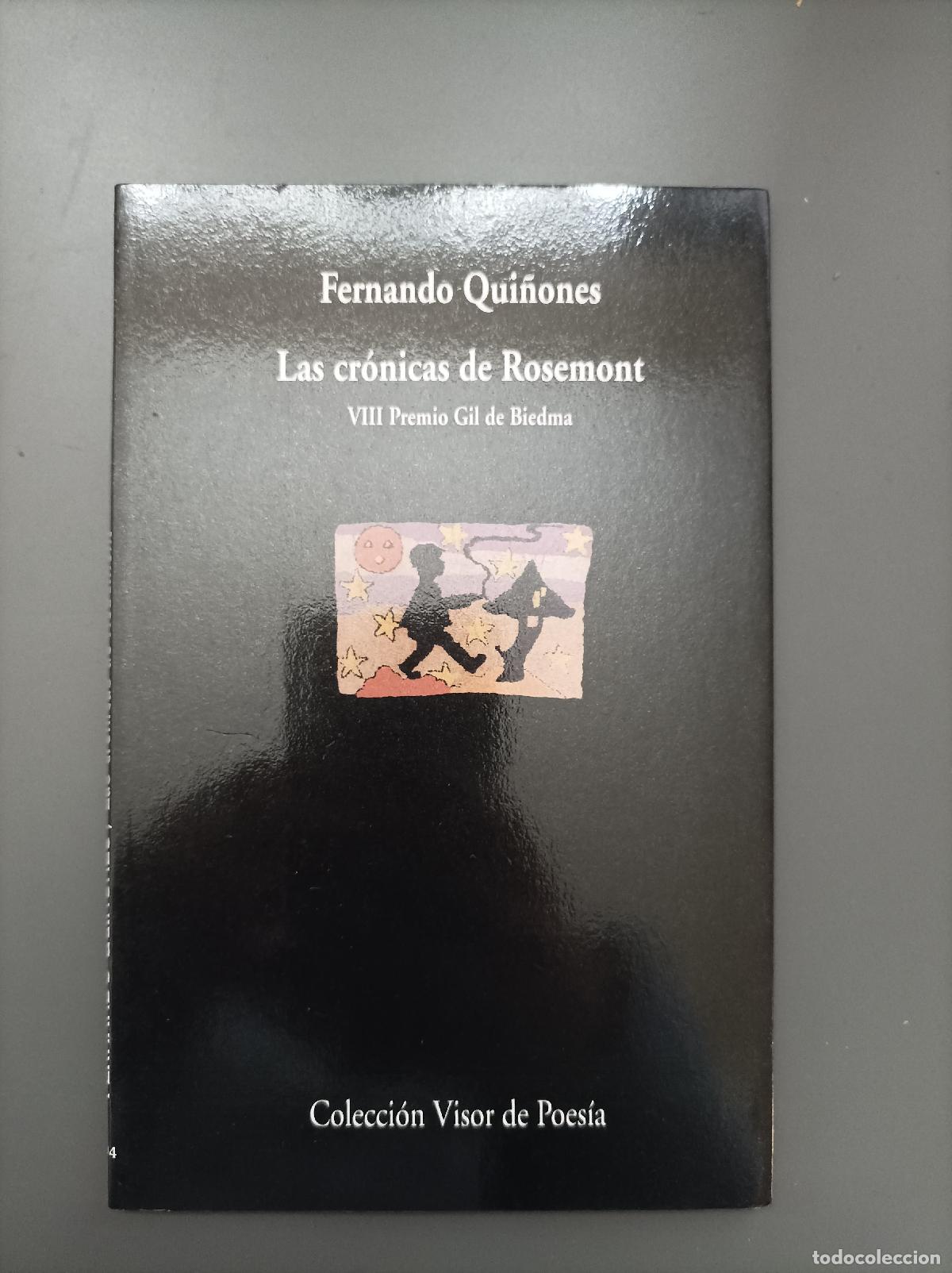 Libros: Las cr&oacute;nicas de Rosemont - Qui&ntilde;ones, Fernando. - Foto 1