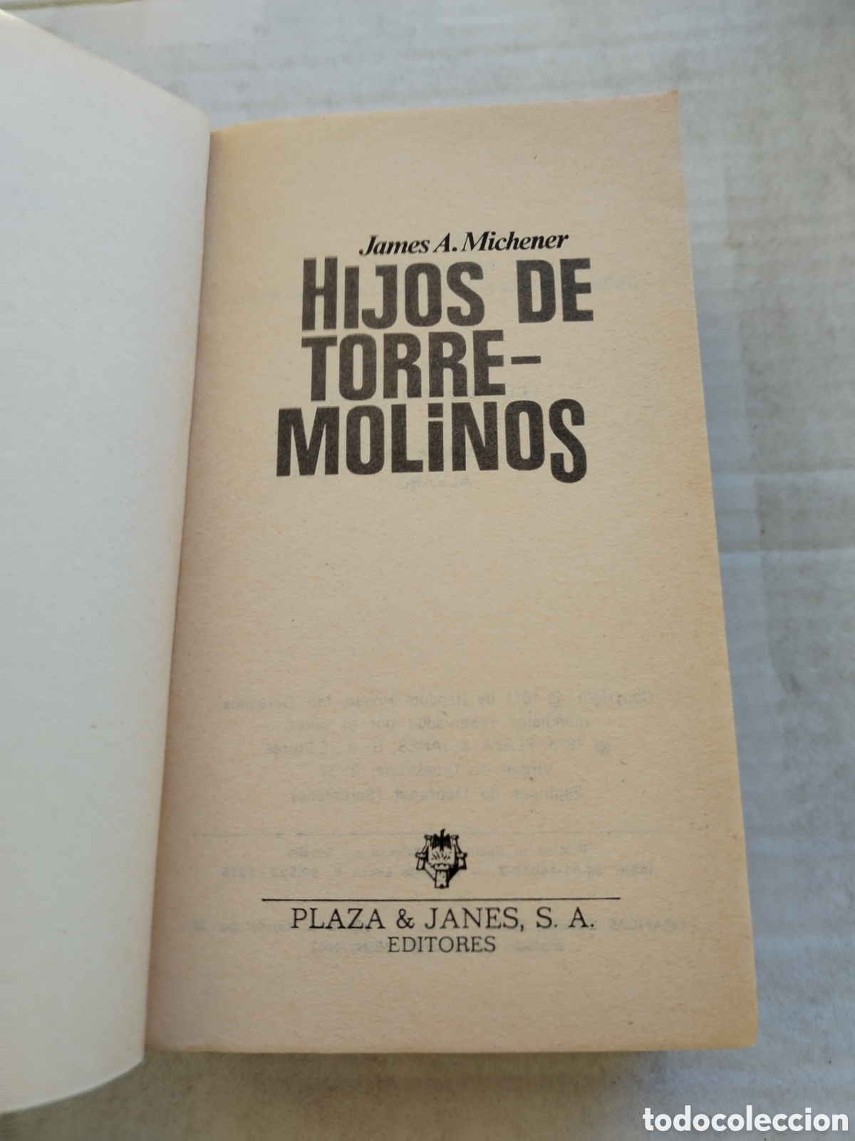 Libros: HIJOS DE TORREMOLINOS/JAMES A. MICHENER - Foto 2