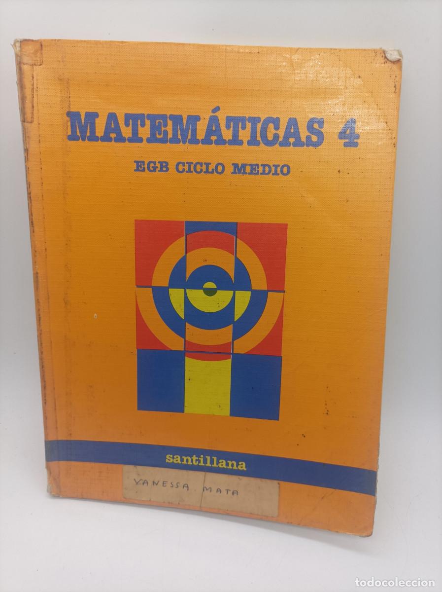Libros: MATEMATICAS 4- E.G.B SANTILLANA - Foto 1