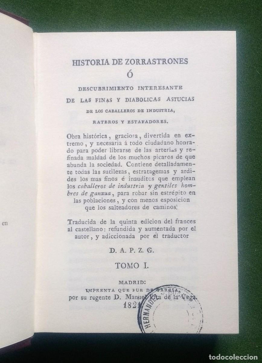 Libros: HISTORIAS DE ZORRASTRONES - FACSIMIL - COMPLETO. - Foto 2