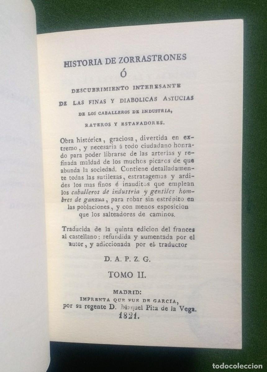 Libros: HISTORIAS DE ZORRASTRONES - FACSIMIL - COMPLETO. - Foto 3