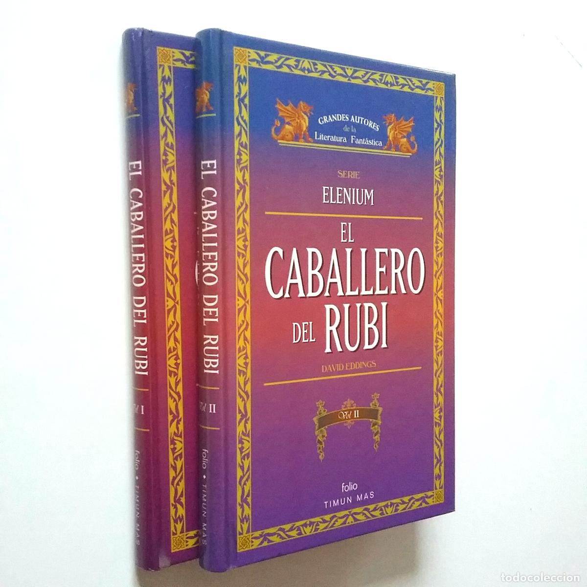 Libros: David Eddings - El caballero del rub&iacute;. Vol. I y II (Serie Elenium) - Foto 1