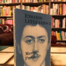 Libros: ENSAYOS LITERARIOS II. MARCEL PROUST PEDIDO MÍNIMO 5€