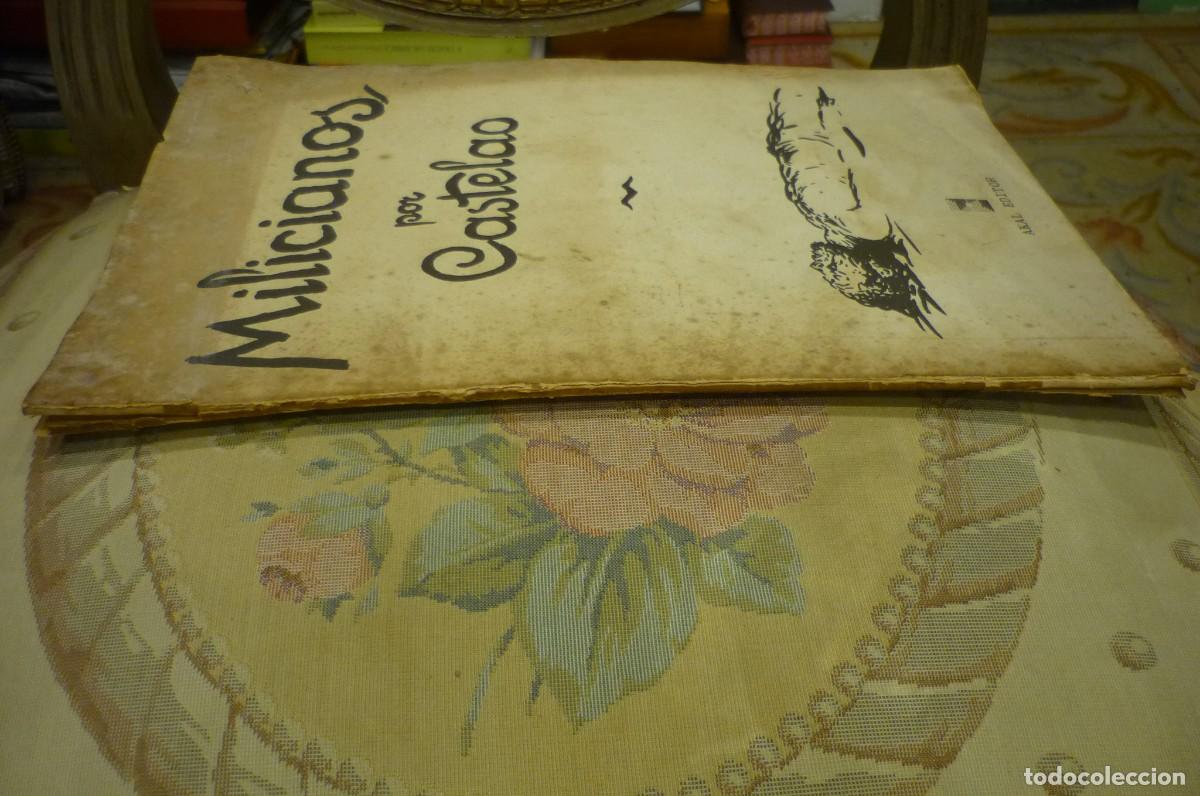 Libros: MILICIANOS, DE CASTELAO. EDICIONES AKAL 1976. - Foto 3
