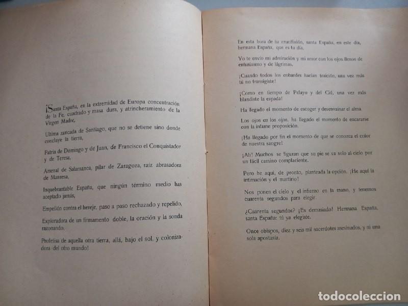 Libros: A los m&aacute;rtires espa&ntilde;oles. - CLAUDEL, Paul: - Foto 6