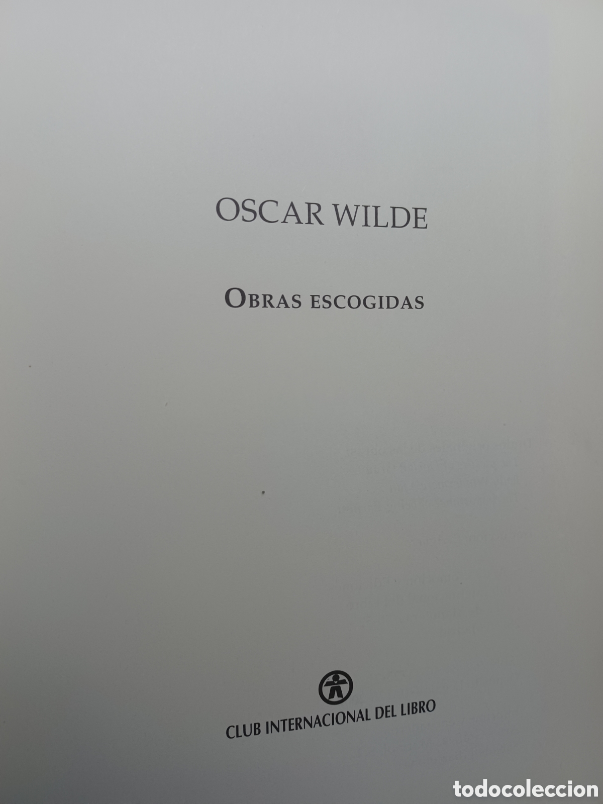 Libros: Barybook 243. . Oscar Wilde obras escogidas - Foto 3