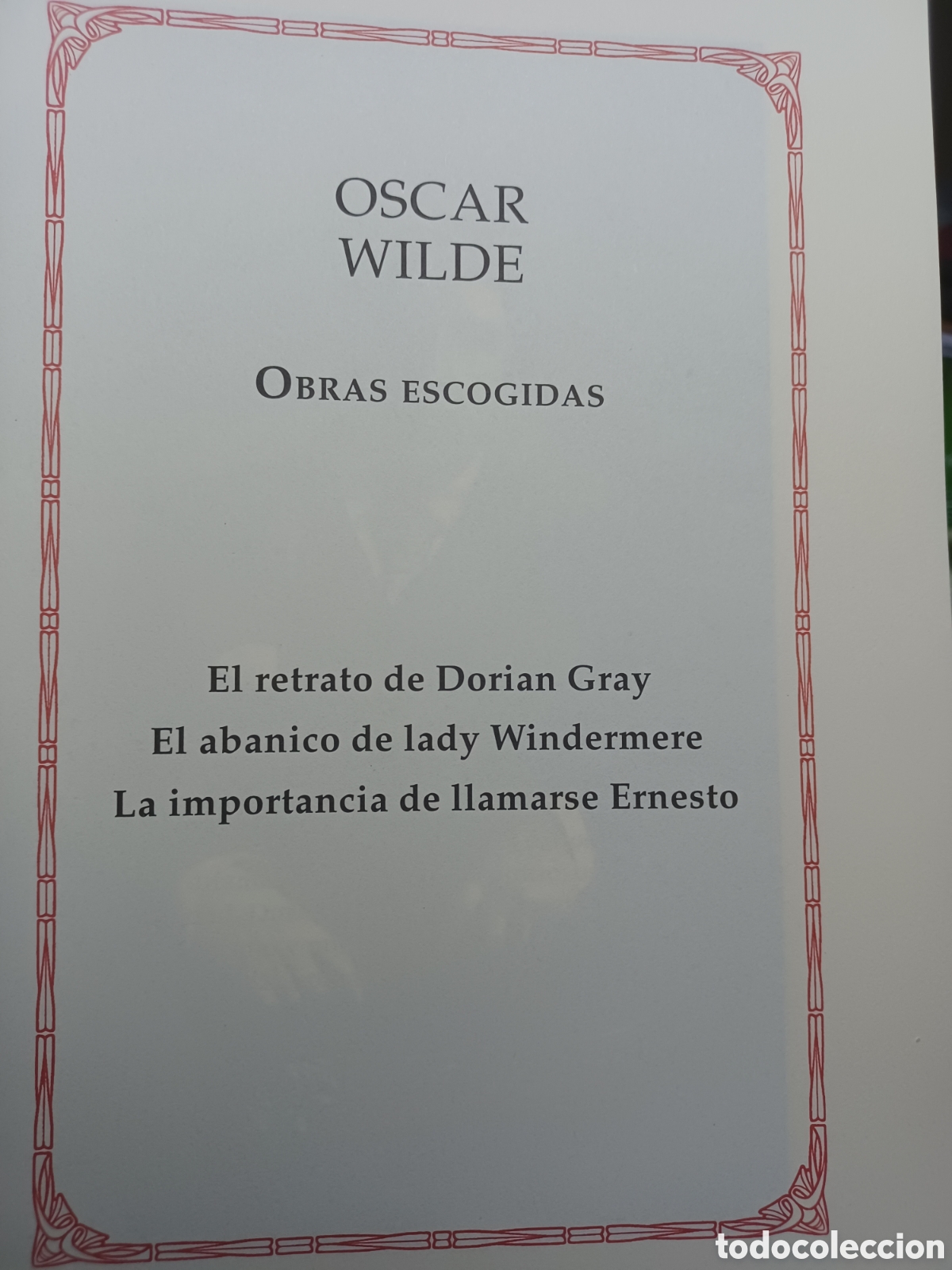 Libros: Barybook 243. . Oscar Wilde obras escogidas - Foto 4