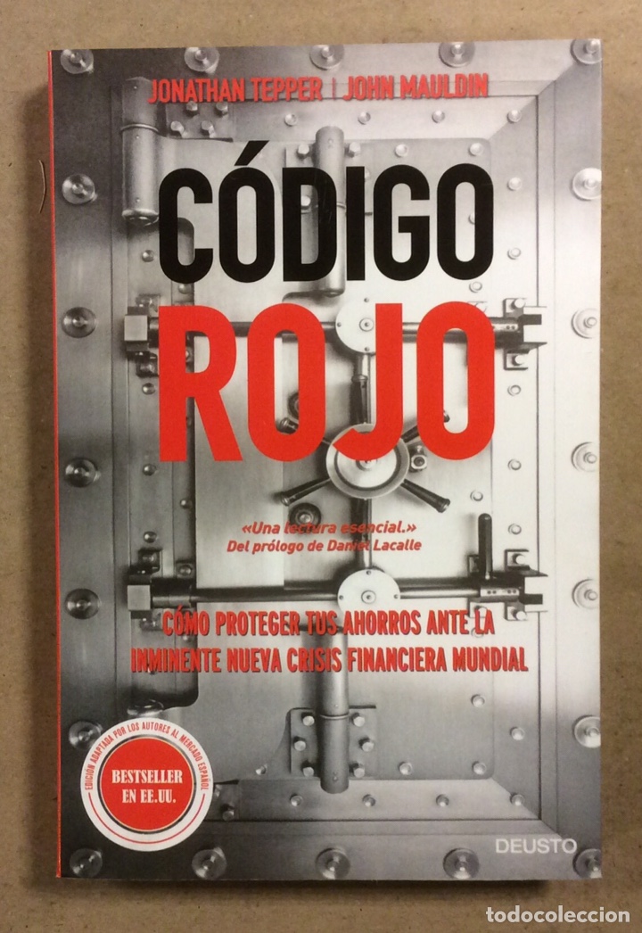Libros: C&Oacute;DIGO ROJO. JONATHAN TEPPER Y JOHN MAULDIN. C&Oacute;MO PROTEGER TUS AHORROS - Foto 1