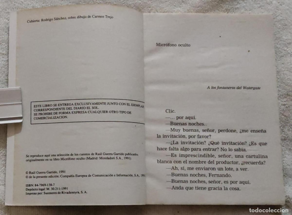 Libros: MICR&Oacute;FONO OCULTO. - Foto 3