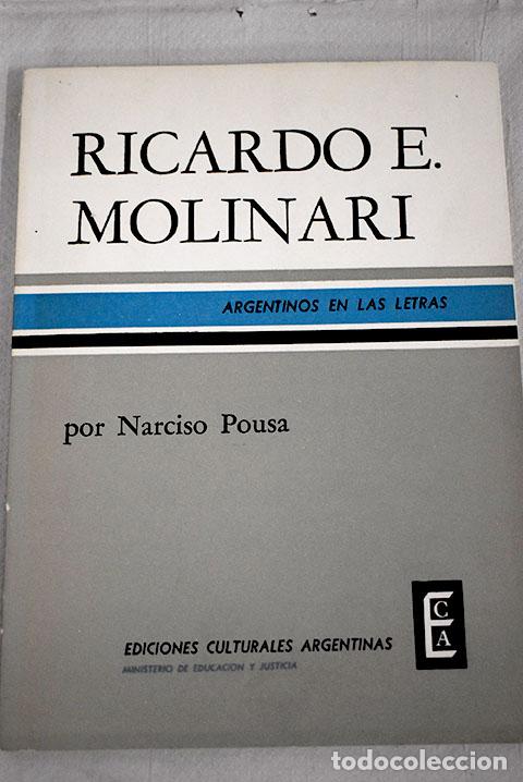 Libros: Ricardo E. Molinari: Pousa, Narciso.- Pousa, Narciso - Foto 1