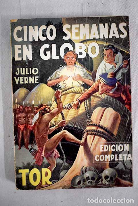 Libros: Cinco semanas en globo.- Verne, Julio - Foto 1