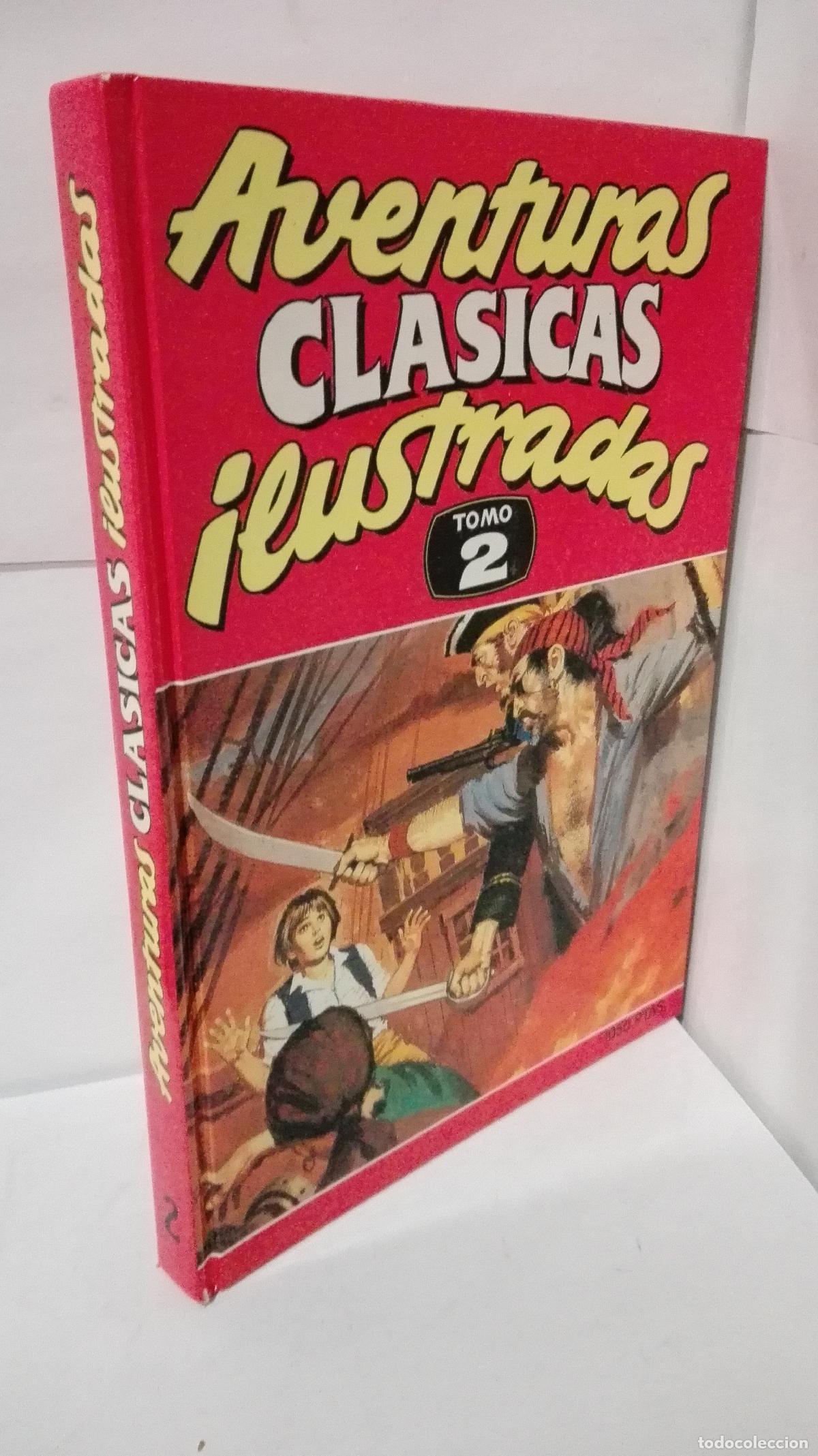books: AVENTURAS CLASICAS ILUSTRADAS N&ordm;2-Aventuras de un grumete-Los viajes de marco polo-el pirata-viaje a