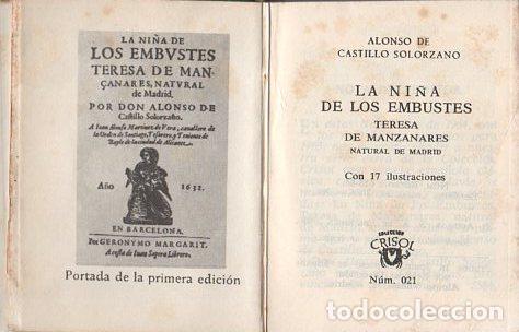 Libros: La ni&ntilde;a de los embustes - De Castillo Solorzano, Alonso - Foto 1