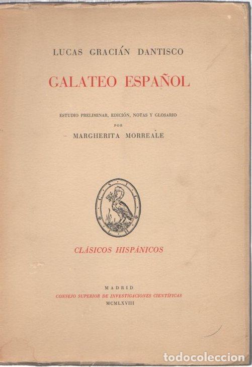 Libros: Galateo espa&ntilde;ol - Graci&aacute;n Dantisco, Lucas - Foto 1