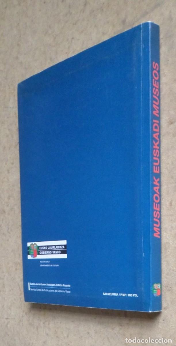 Libros: MUSEOAK EUSKADI MUSEOS - Mapa despegable - Ed. Gobierno vasco 1995 - Foto 2