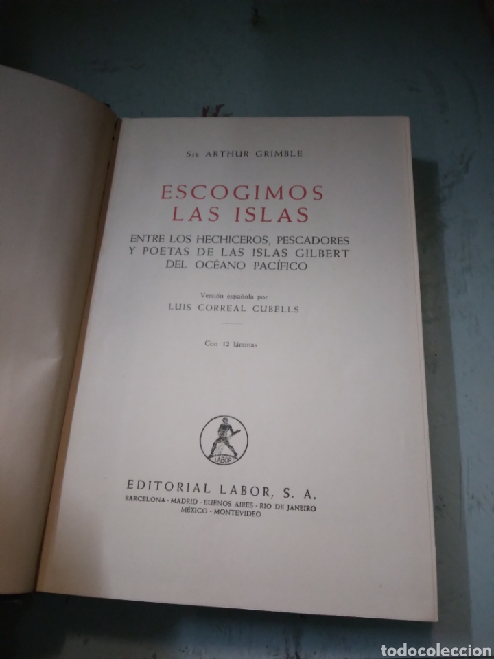 Libros: Arthur Grimble, Escogimos las islas, Ed. LABOR - Foto 2