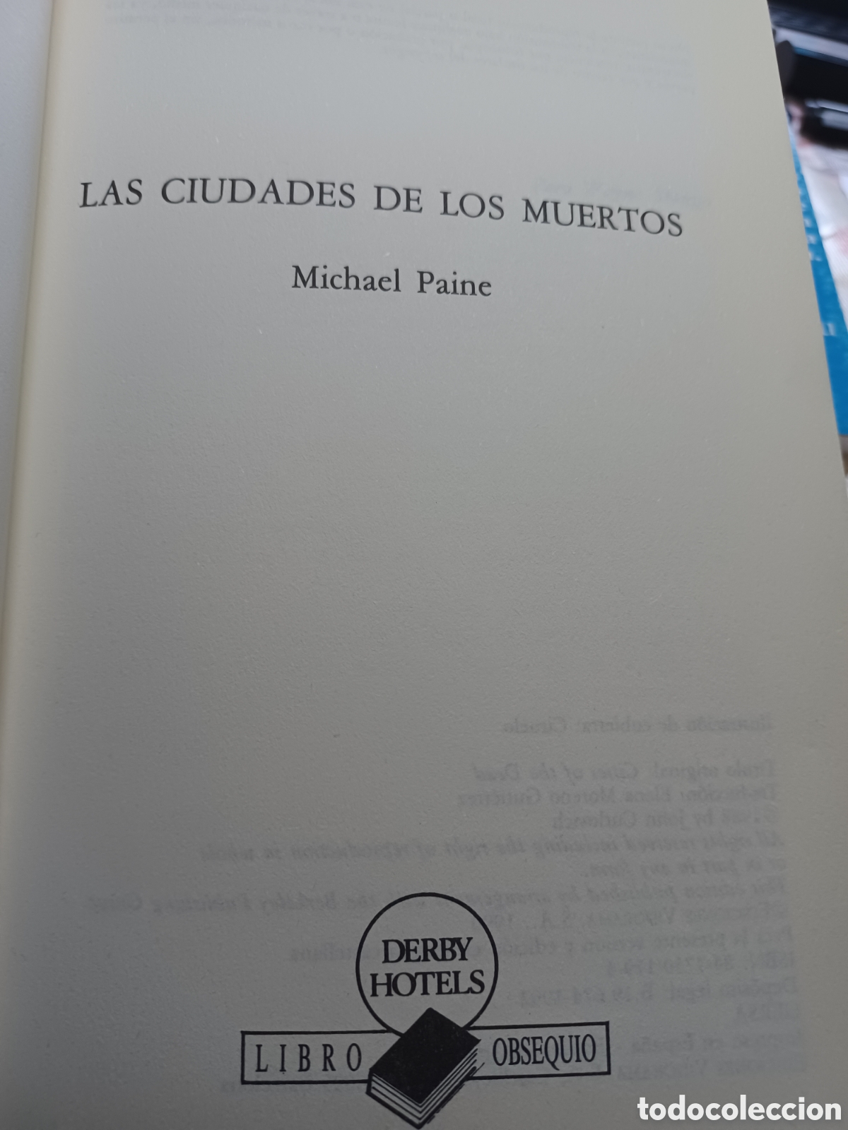 Libros: Barybook C61. La ciudad de los muertos Michael Paine - Foto 3