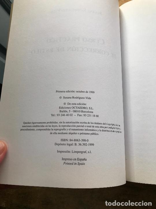 Libros: CURSO PR&Aacute;CTICO DE CORRECCI&Oacute;N DE ESTILO. SUSANA RODR&Iacute;GUEZ - VIDA. - Foto 3