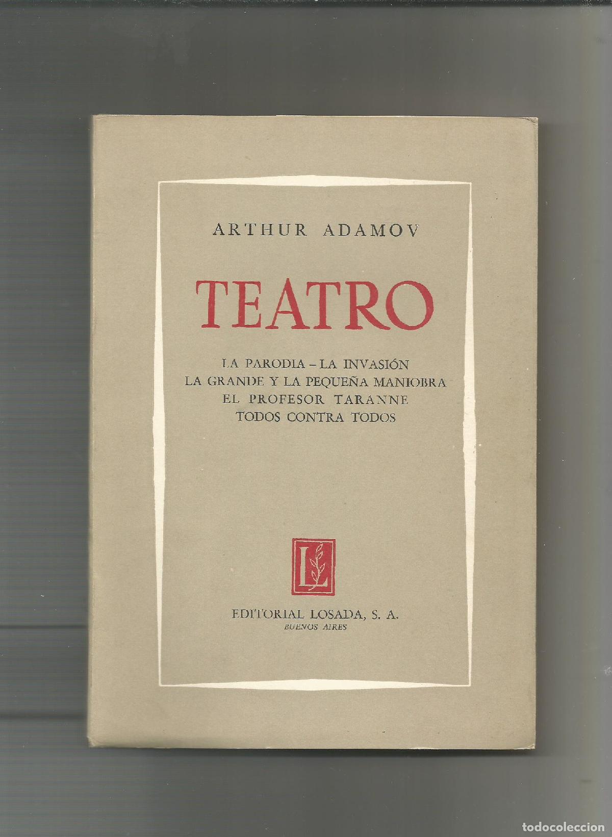 Libros: Teatro. - ADAMOV, Arthur: - Foto 1