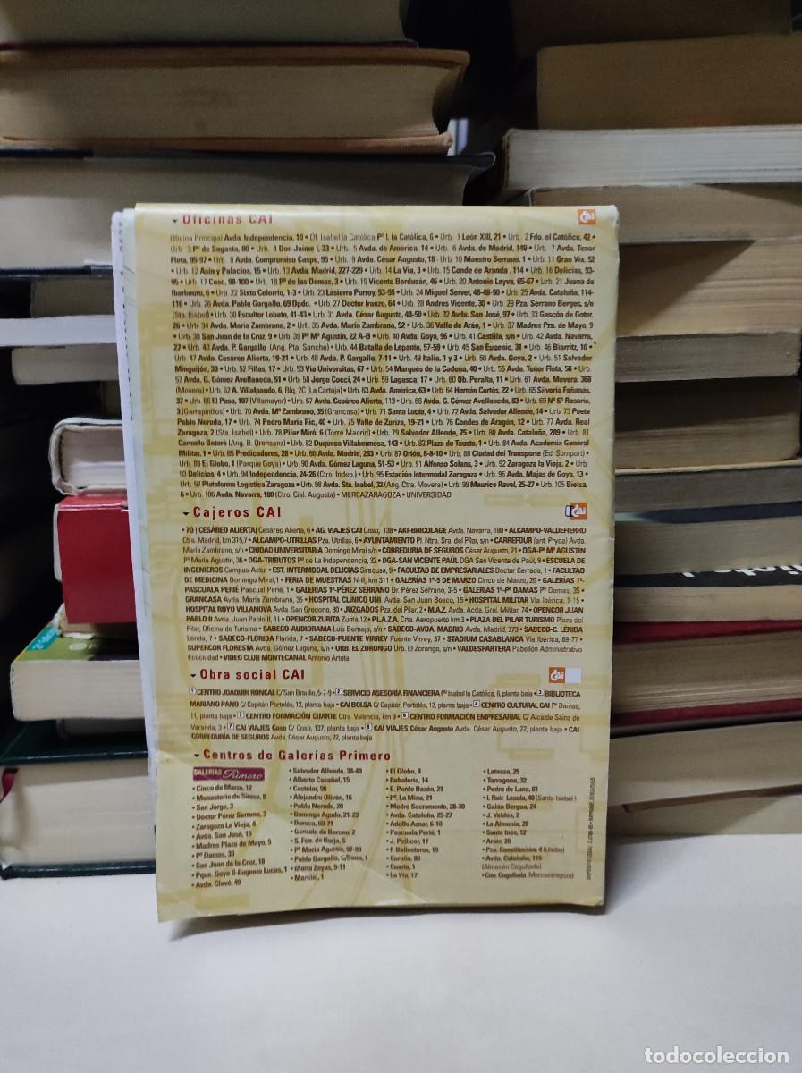 Libros: PLANO CALLEJERO DE LA CIUDAD DE ZARAGOZA - Foto 2