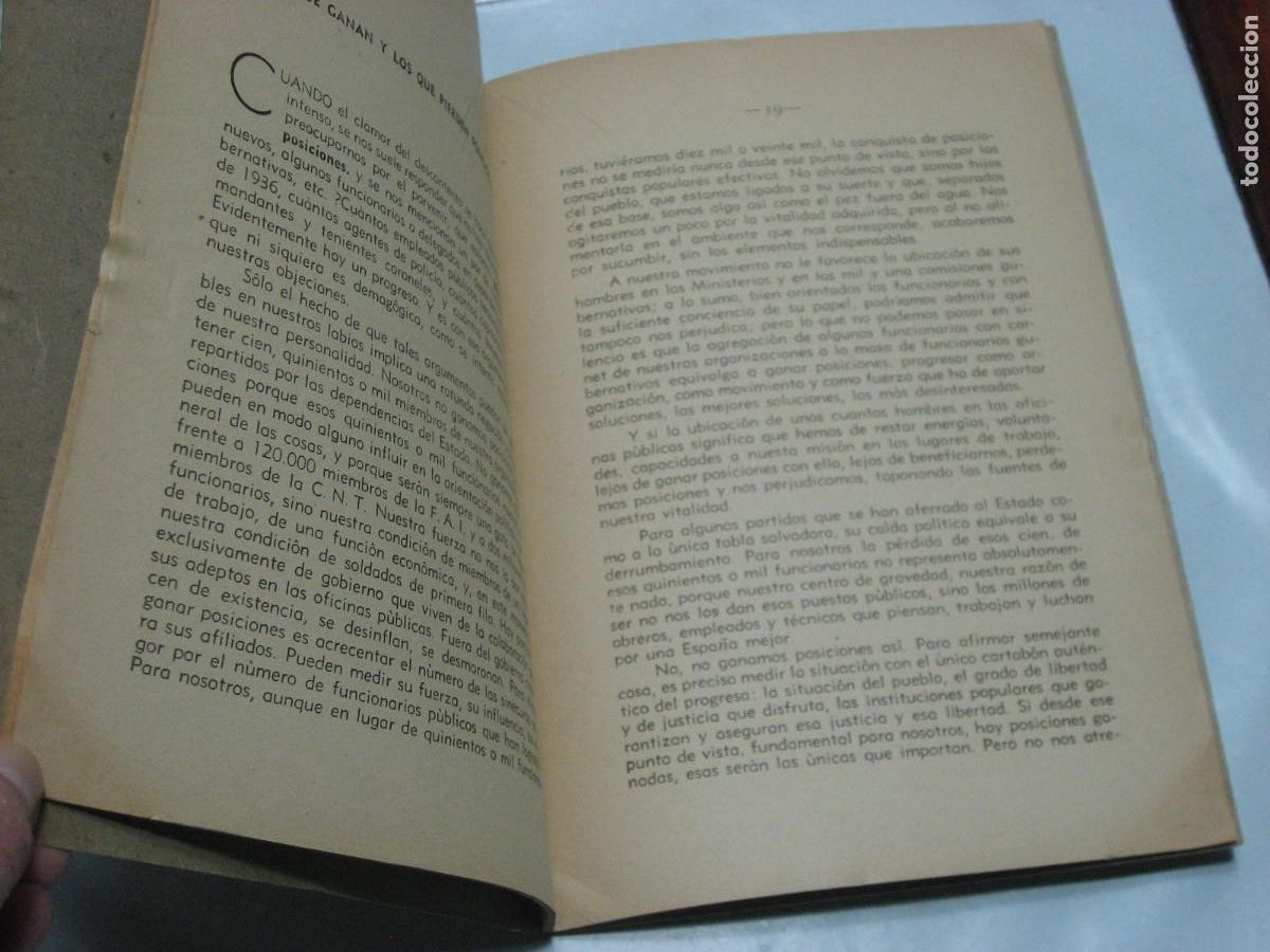 Libros: EN TORNO A NUESTROS OBJETIVOS LIBERTARIOS - D. A. De Santill&aacute;n - Foto 3