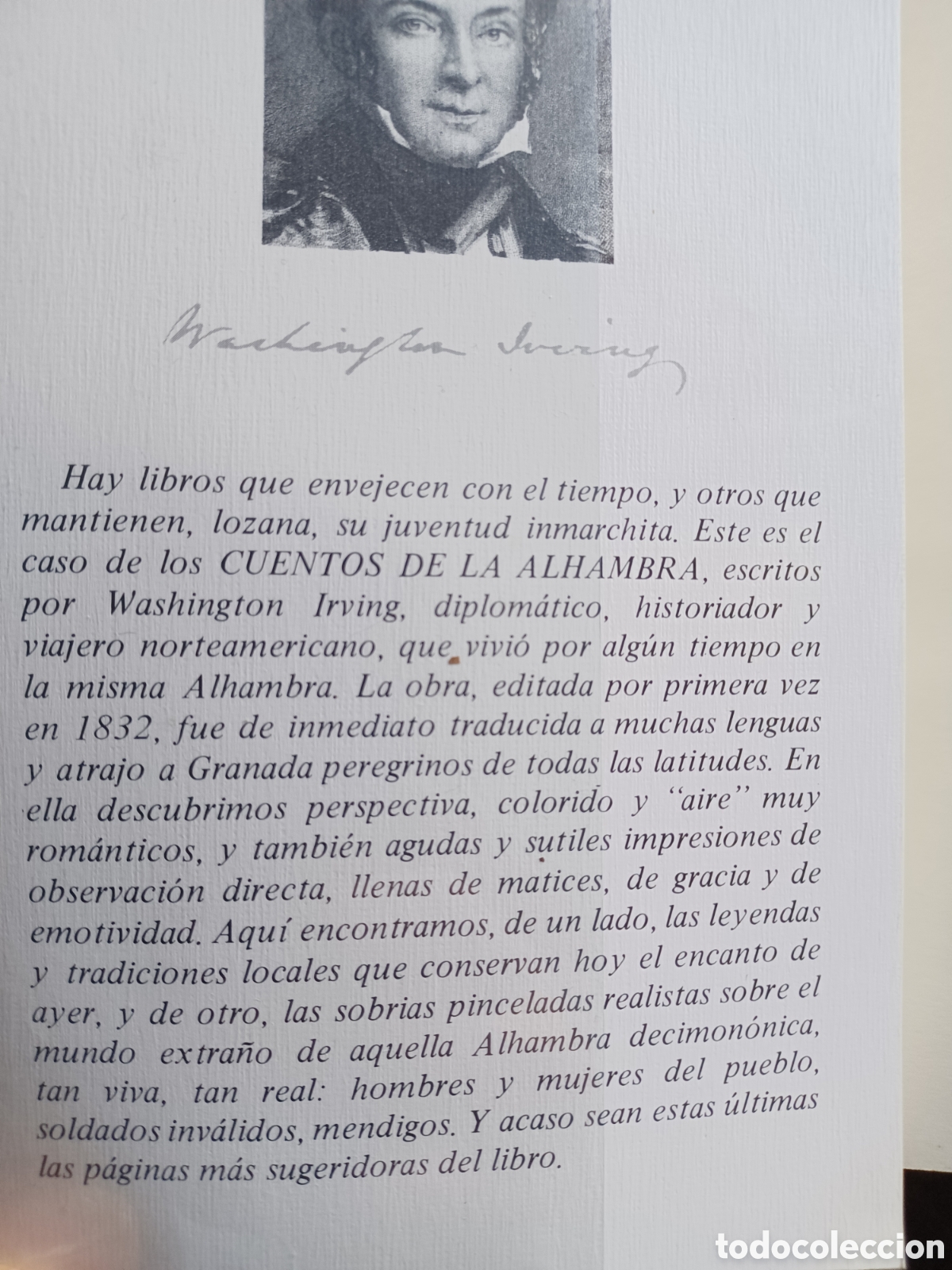 Libros: Barybook.179. Cuentos de la Alhambra W Irving - Foto 2