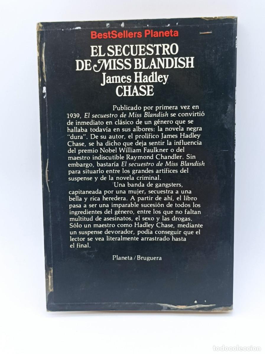 Libros: EL SECUESTRO DE MISS BLANDISH- JAMES HADLEY CHASE - Foto 2
