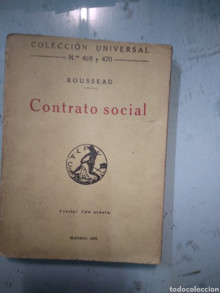 Libros: Rousseau, Contrato social, Universal - Foto 1
