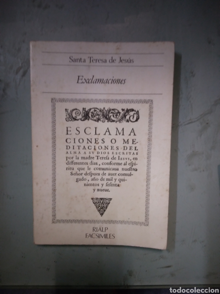 Libros: Santa Teresa de Jes&uacute;s, Exclamaciones - Foto 1