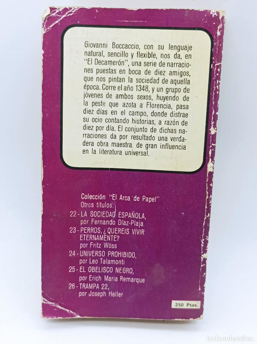 Libros: EL DECAMERON- GIOVANNI BOCCACCIO - Foto 2