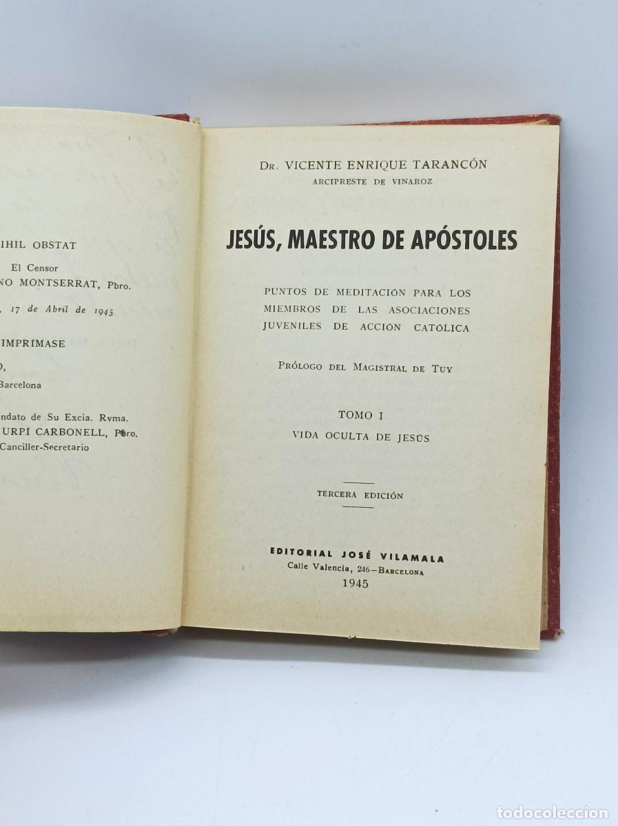 Libros: JESUS - MAESTRO DE APOSTOLES - Foto 2