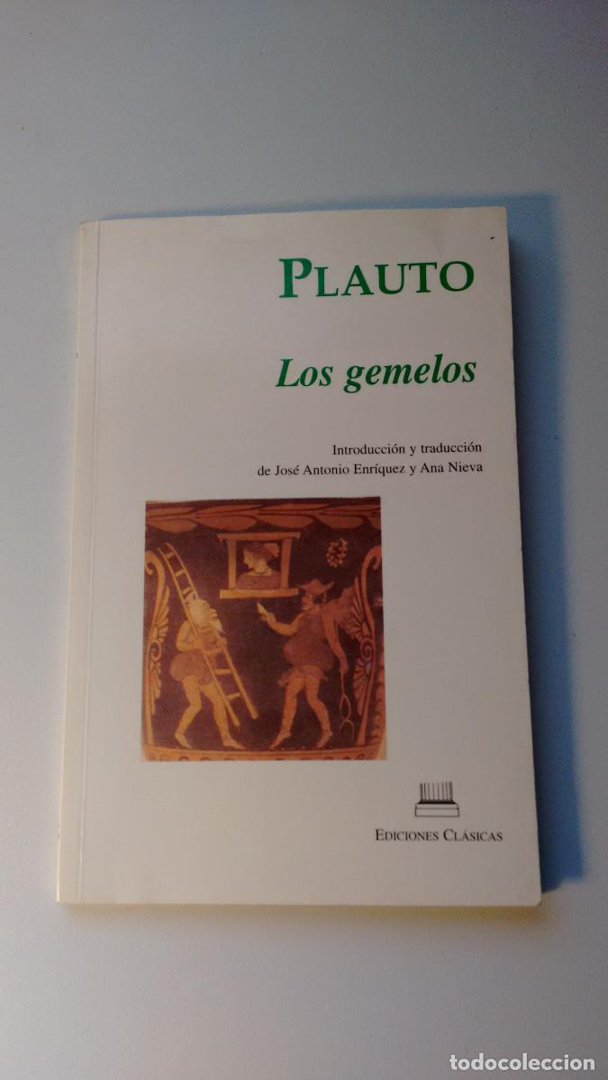 Libros: Los Gemelos. Plauto - Foto 1