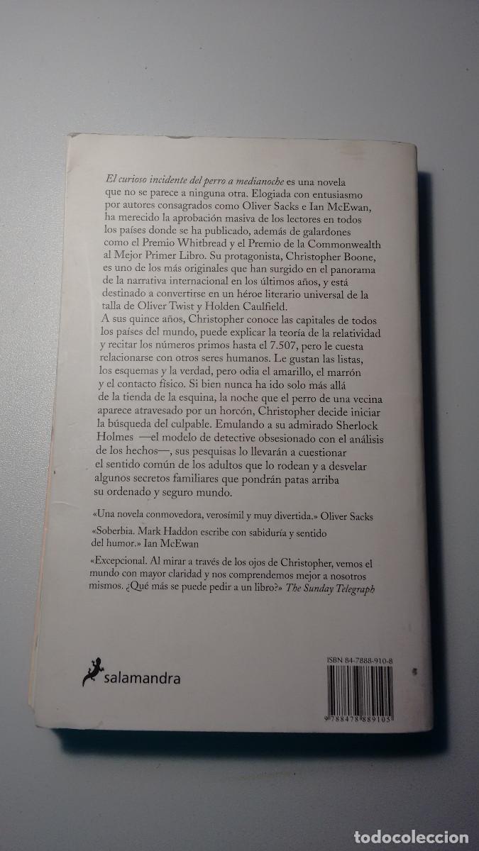 Libros: El curioso incidente del perro a medianoche. Mark Haddon - Foto 2