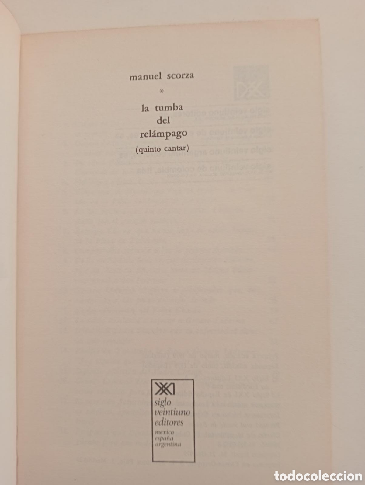 Libros: La tumba del rel&aacute;mpago / Manuel Scorza - Foto 2
