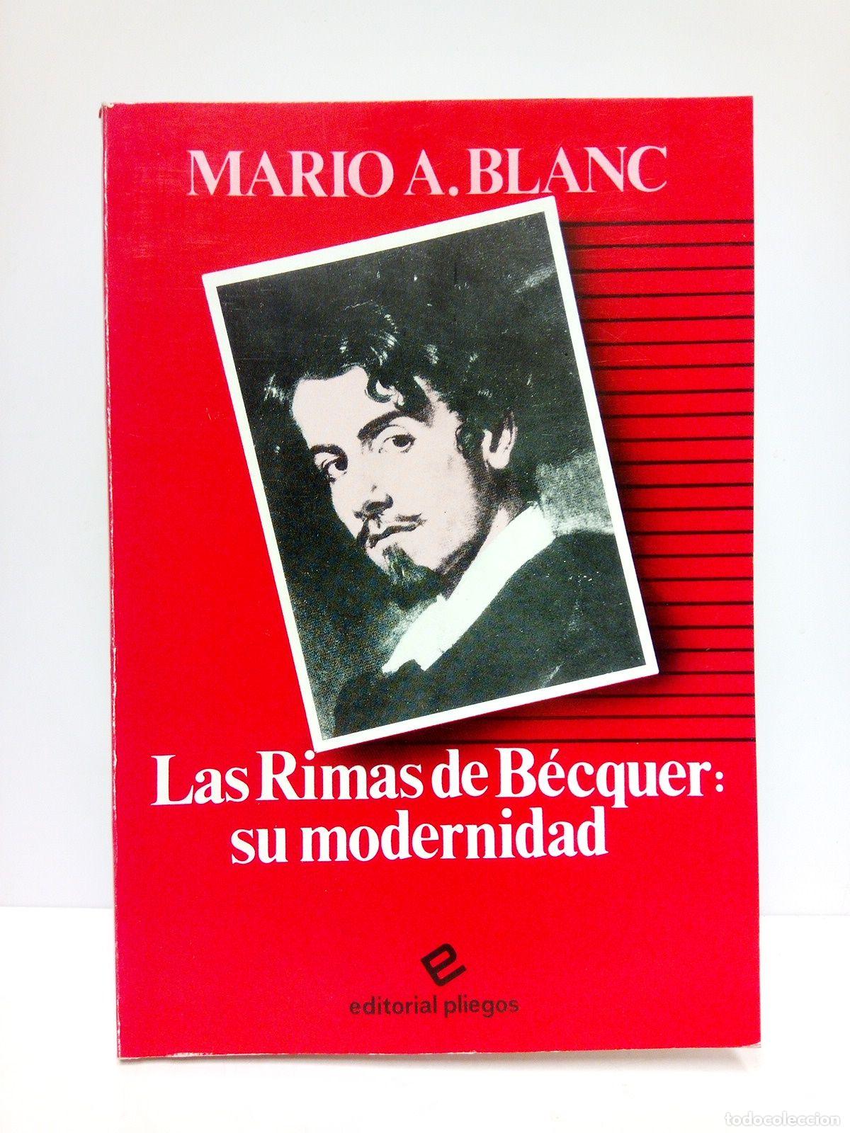 Libros: BLANC, Mario A. - Las Rimas de B&eacute;cquer: Su modernidad - Foto 1