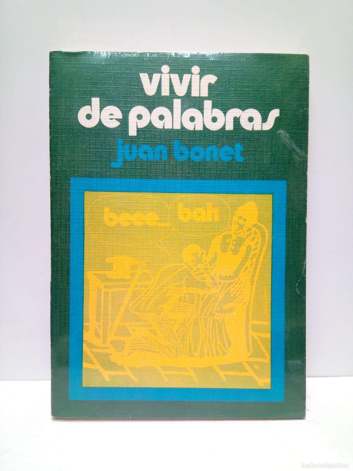 Libros: BONET, Juan - Vivir de palabras - Foto 1