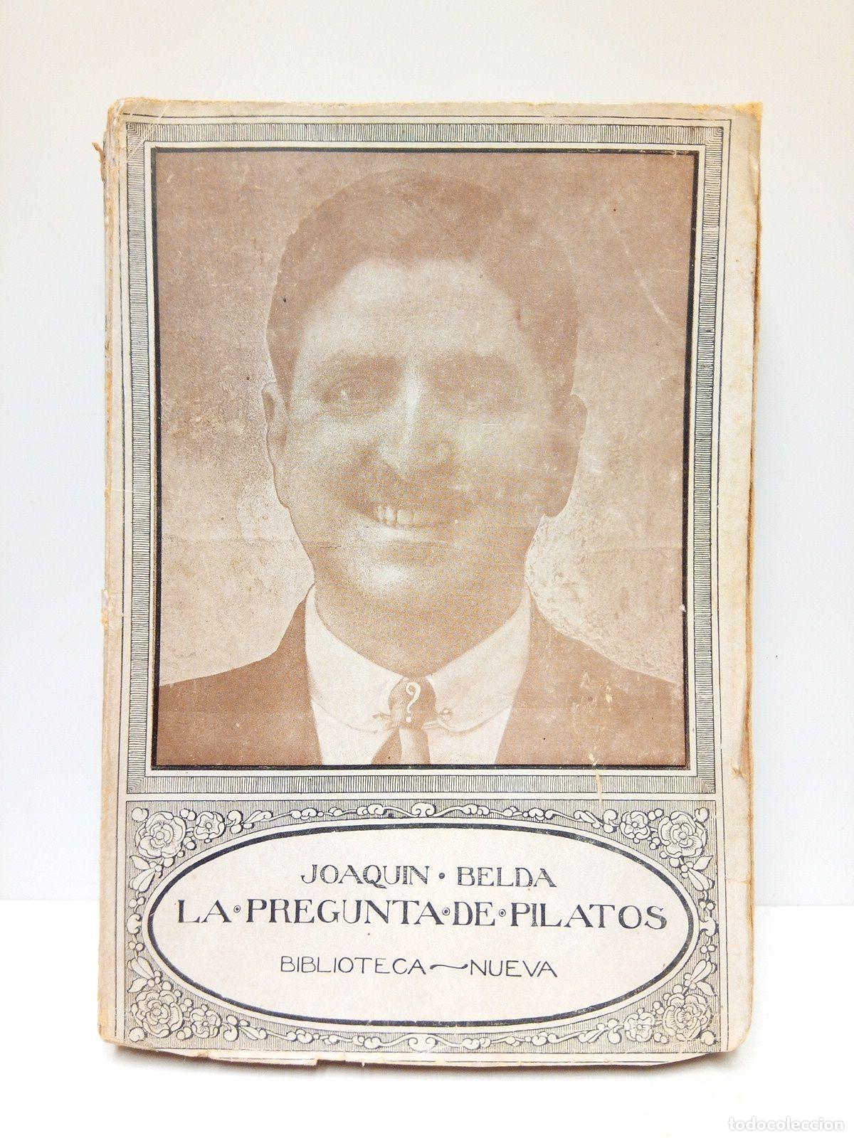 Libros: BELDA, Joaqu&iacute;n - La pregunta de Pilatos - Foto 1