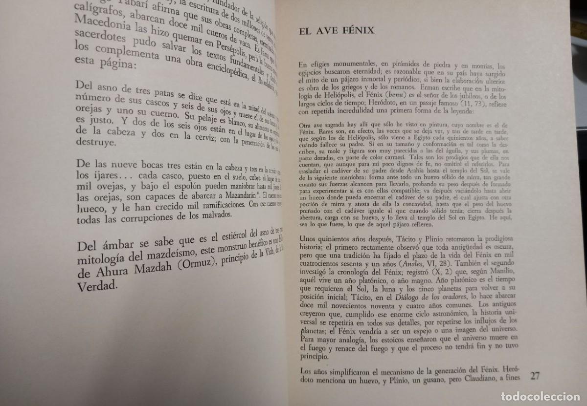Libros: El libro de los seres imaginarios. - BORGES, Jorge Luis: - Foto 6