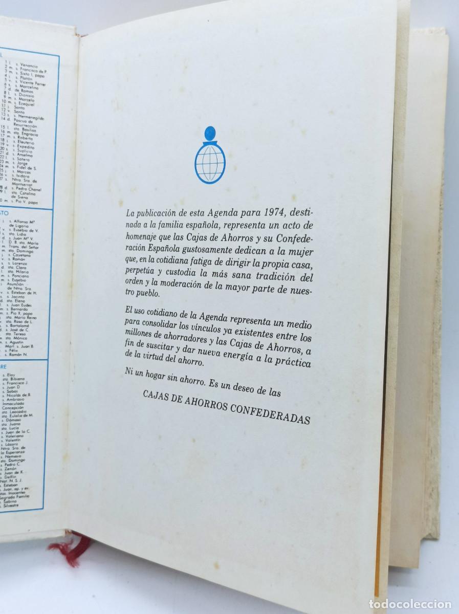 Libros: AGENDA DE LA AMA DE CASA 1974 - Foto 2