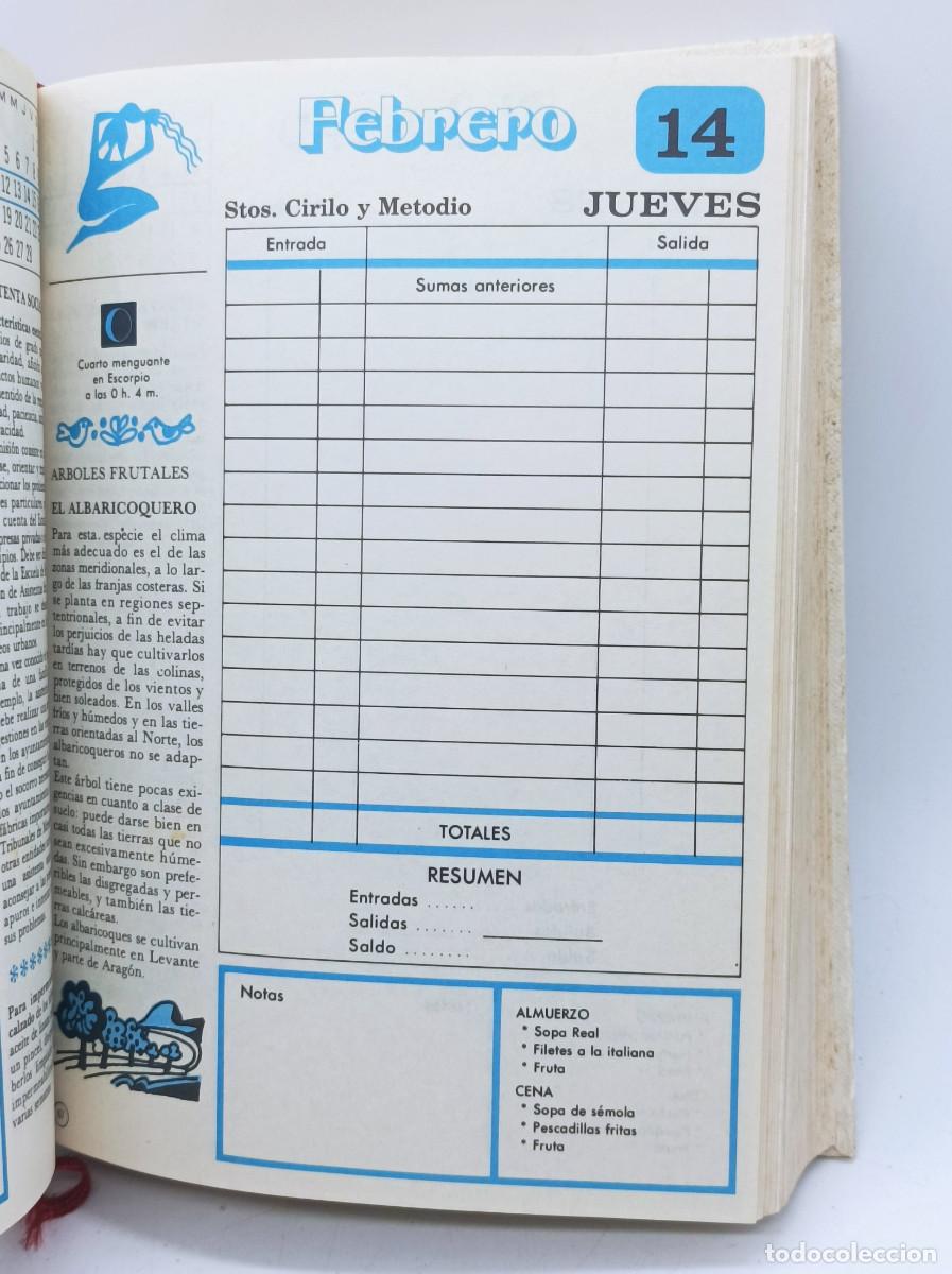 Libros: AGENDA DE LA AMA DE CASA 1974 - Foto 5