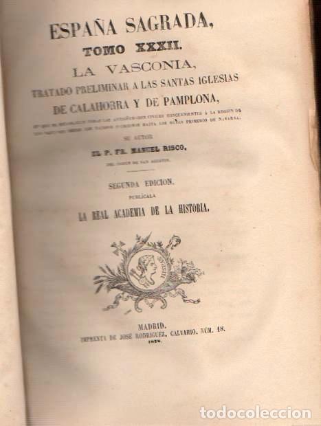 Libros: La Vasconia - Risco, Manuel/Del Orden de San Agust&iacute;n - Foto 1