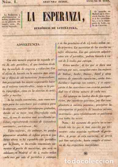 Libros: La Esperanza - NO CONSTA AUTOR - Foto 1