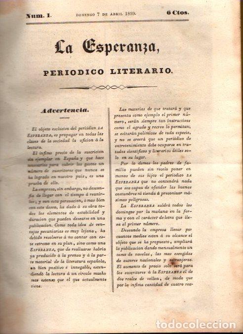Libros: La Esperanza - NO CONSTA AUTOR - Foto 1