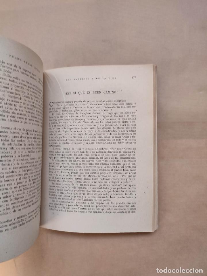 Libros: Del ambiente y de la vida. - Pedro Arnal Cavero. - Foto 2
