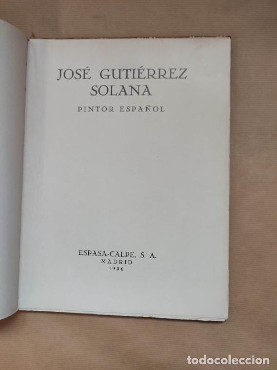 Libros: JOSE GUTIERREZ SOLANA. PINTOR ESPA&Ntilde;OL. - Foto 3