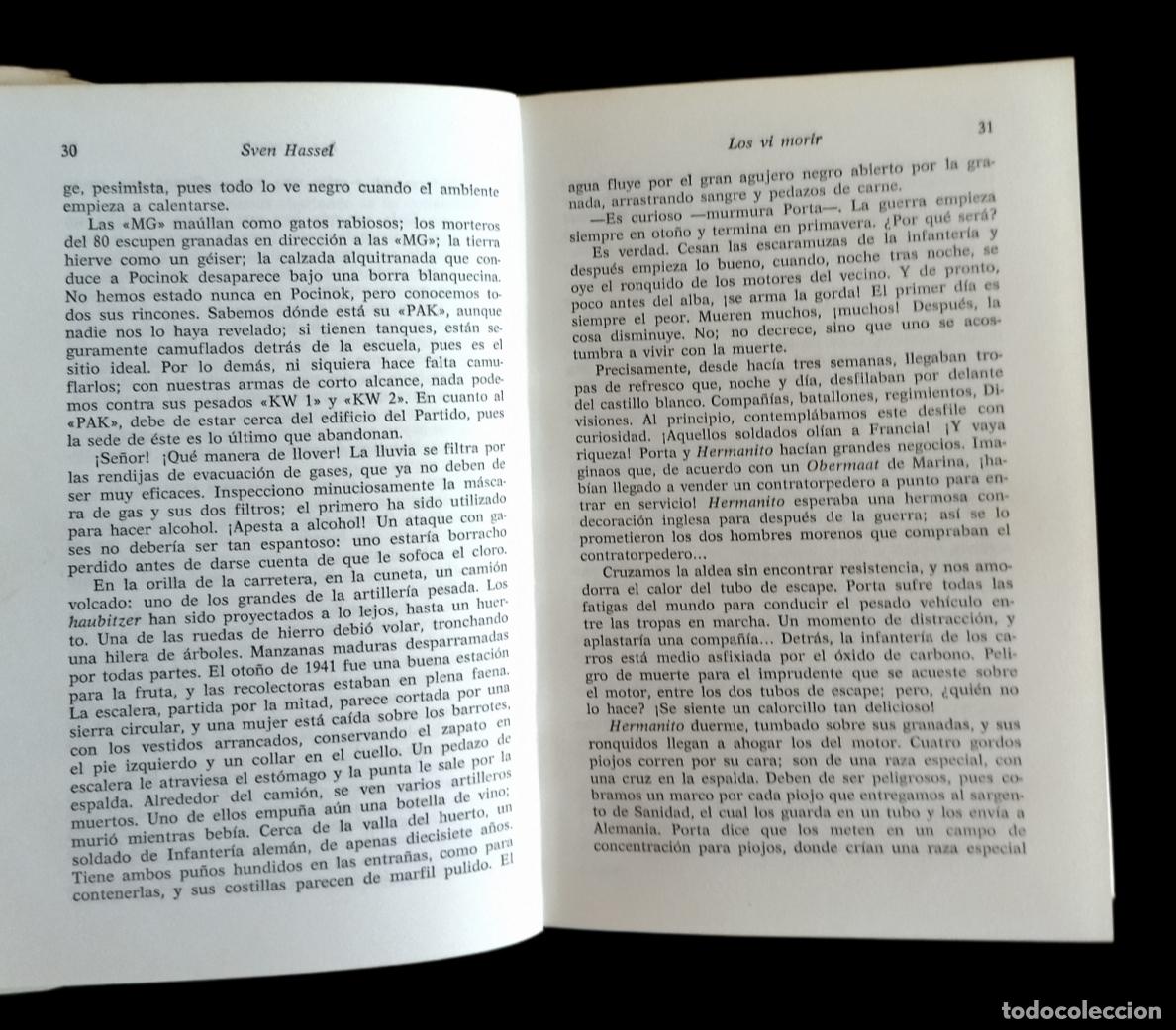 Libros: Los Vi morir. Seven Hassel. 1975. - Foto 3