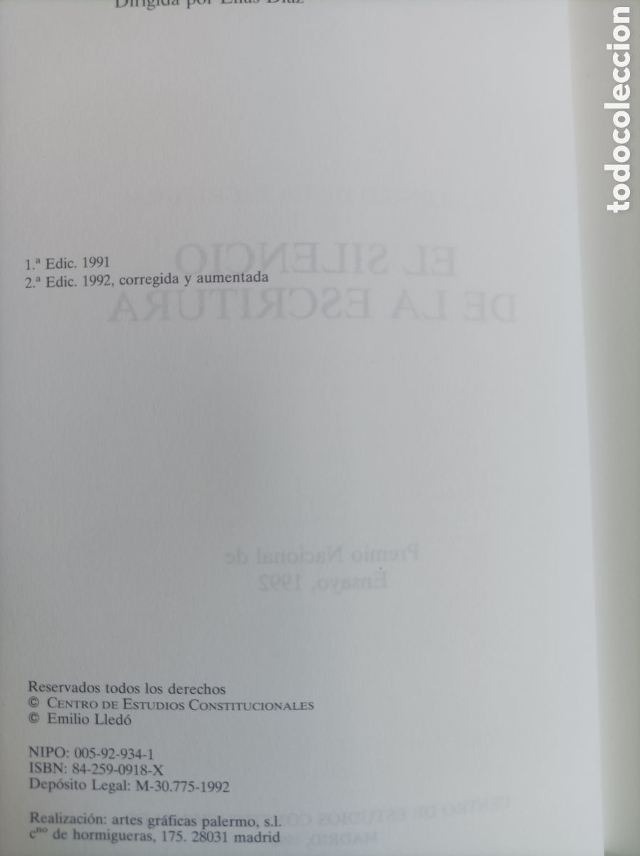 Libros: El silencio de la escritura / Manuel Lled&oacute; - Foto 2